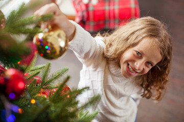 Child decoration christmas tree