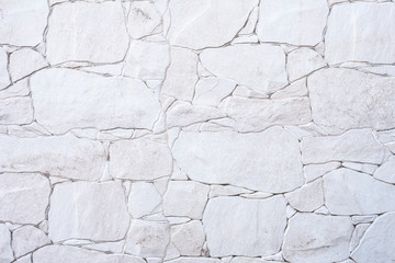 Snow white tile covering, with irregular texture, for outdoor area, elegant style, as wallpaper