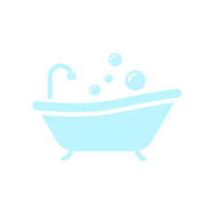 bathtub icon vector design template