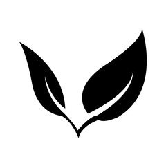 Leaf icon vector design template