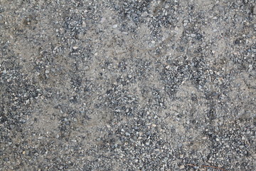  photo large plan road with gray small stones