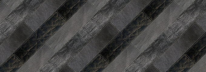 leather patchwork background