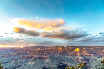 scenic panorama of grand canyon at south rim