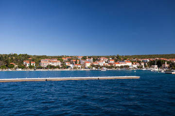 The port of Malinska, island of Krk, Croatia, Kvarner Gulf, Adriatic Sea, Croatia