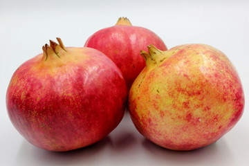 pomegranate isolated on white background