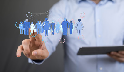 network gruppe team struktur