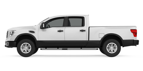 Pickup Truck Isolated