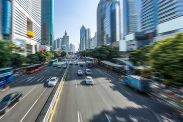 urban traffic street in city of China.