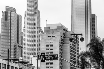 skid row in los angeles, california
