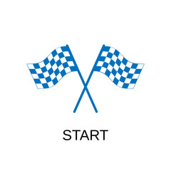 Start icon. Start symbol design. Stock - Vector illustration can be used for web.