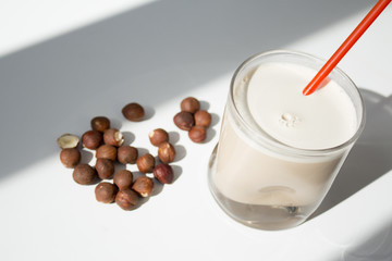 Natural hazelnut milk