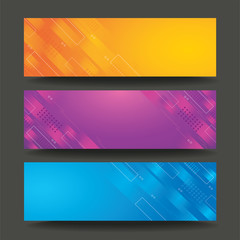 modern line template banner background vector EPS10