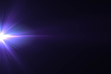 Abstract of sun with flare. natural background with lights and sunshine wallpaper