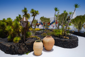 Volcano house by Cesar Manrique on Lanzarote near Tahiche