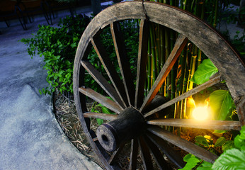 old wagon wheel