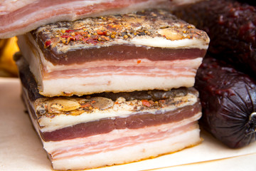 Meat, bacon, fat