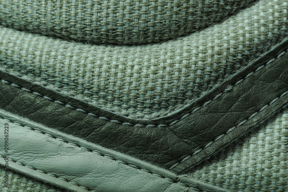 Aufkleber close up beautiful textile cloth background texture. macro photography background material view.