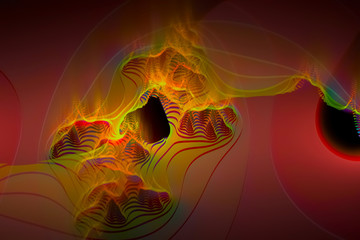 Fototapeta premium abstract digital fractal fantasy design creative future