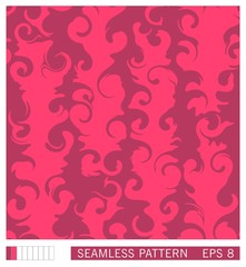 Seamless pattern design. Freeform fluid shapes.