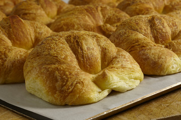  Croissants freshly baked from the oven