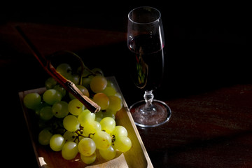 grape harvest concept