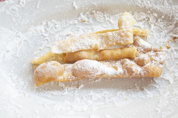 sweet biscuit for carnival or frappe