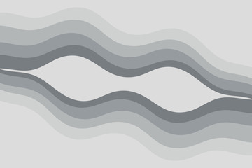 Abstract vector gray background with curved lines. Pattern backdrop for landing pages.