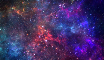 science fiction wallpaper. Beauty of deep space. Colorful graphics for background, like water waves, clouds, night sky, universe, galaxy, Planets,  © ธนพล สินสร้าง