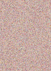 Colorful Universe Circular Distribution Computational Generative Art background illustration