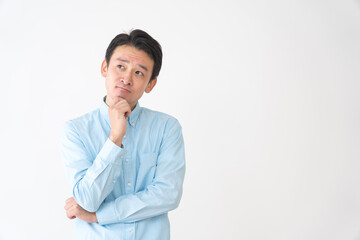 男性　考える
