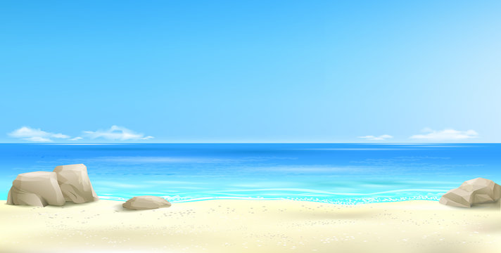 Free: Coconut Water Beach Arecaceae - Summer Beach Background Clipart -  nohat.cc