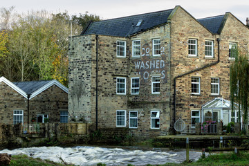 Hirst Mill on the banks of the River Aire, was built on the site of a 17th century mill and was...