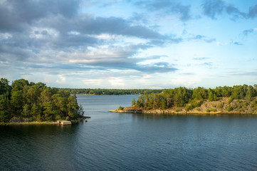 Fototapeta na wymiar Island of Stockholm archipelago, Sweden