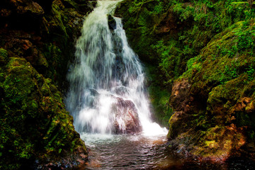 Big Burn waterfall, Golspie