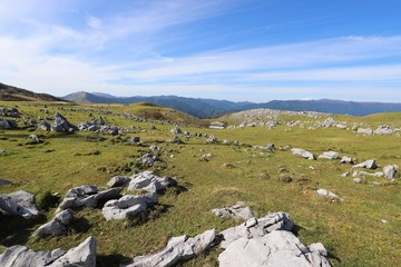 四国カルストの秋