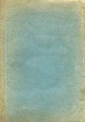 Obraz premium Old blue paper texture. Rough faded surface. Blank retro page. Empty place for text. Perfect for background and vintage style design.