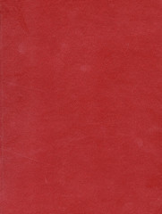 Fototapeta premium Artificial leather texture. Red old book cover. Rough surface with embossed. Blank retro page. Empty place for text. Perfect for background and vintage style design.