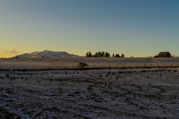 Sunset near Penruddock