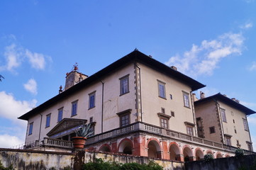 Fototapeta na wymiar The Medici Villa in Poggio a Caiano, Tuscany, Italy