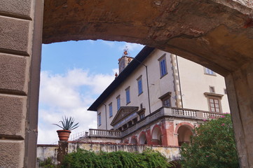 The Medici Villa in Poggio a Caiano, Tuscany, Italy