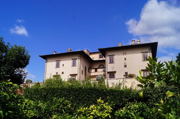 Fototapeta na wymiar The Medici Villa in Poggio a Caiano, Tuscany, Italy