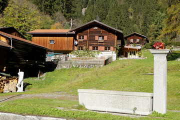 Walserh&auml;user in Monbiel