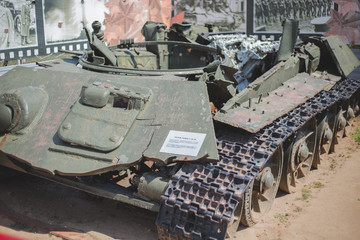 old soviet tank