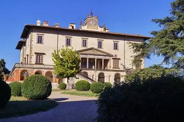 Fotobehang The Medici Villa in Poggio a Caiano, Tuscany, Italy © sansa55