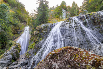 Obraz premium 三本滝 長野県松本市 Sanbon Falls Nagano Matsumoto city