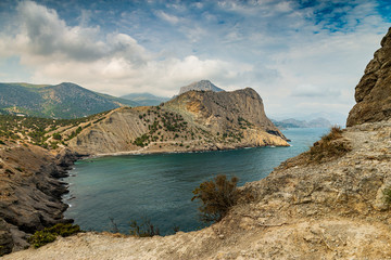 Landscapes of Crimea, sunrises and sunsets, mountains, sea, landscape of clouds and mountain landscapes