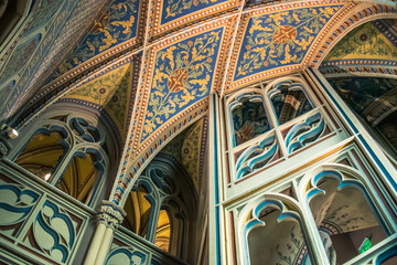 Interior of Matthias Church Budapest