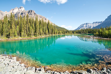 Linda lake in Yoho national park, BC, Canada