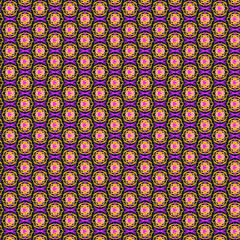 Seamless pattern - Multi-colored - Retro.