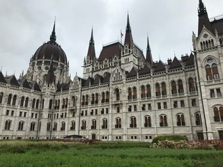 Fototapeta na wymiar parliament in budapest hungary